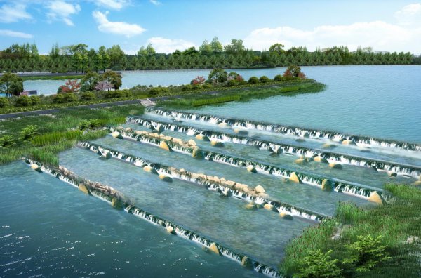 焦作市大沙河生態治理靈泉湖調蓄工程